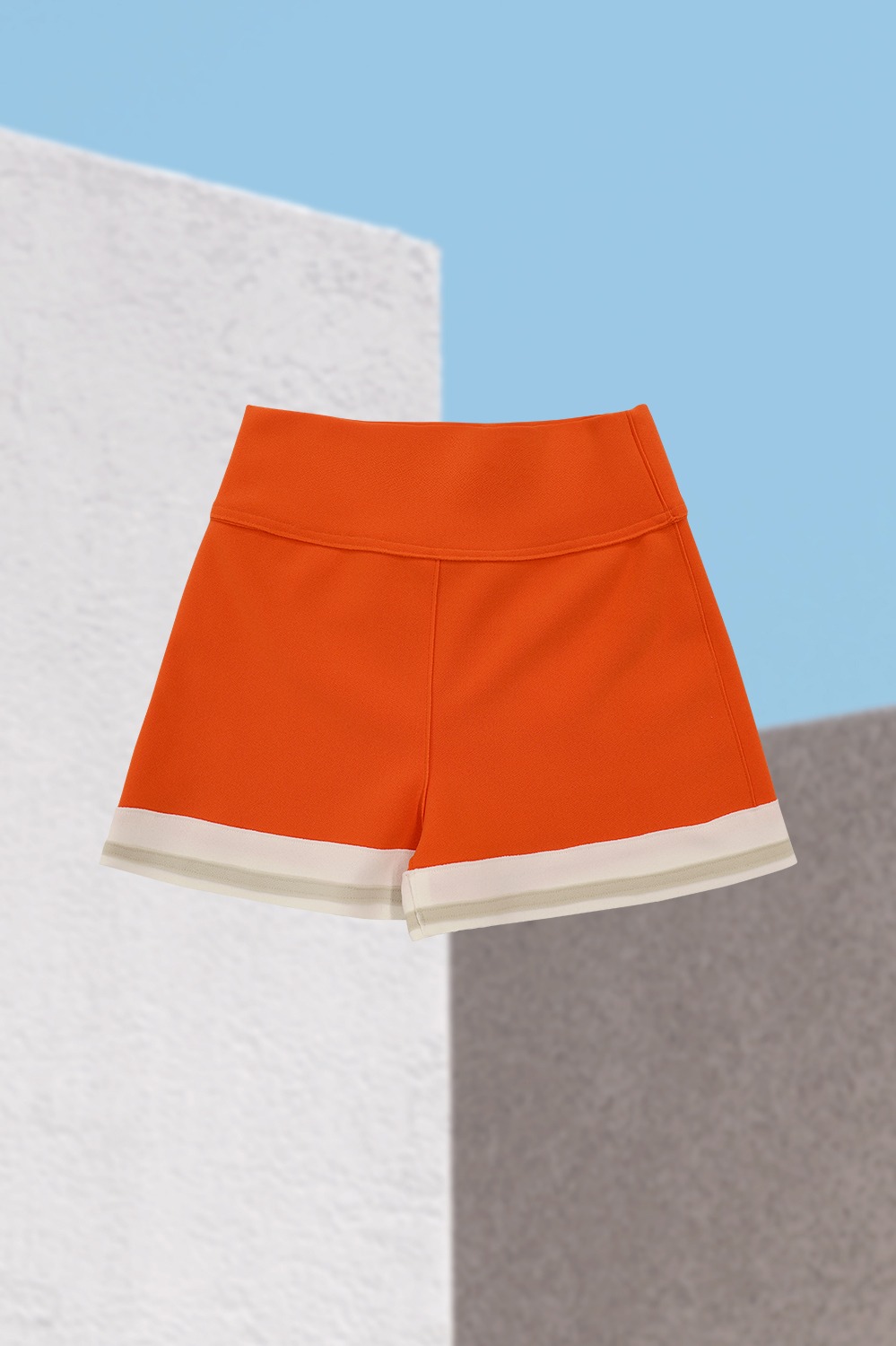 Laura Track Shorts_Vivid Orange